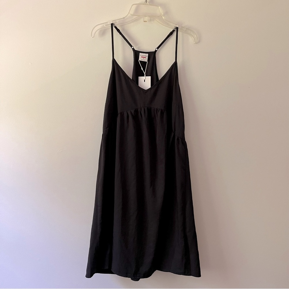 Castro Black Slip Dress M